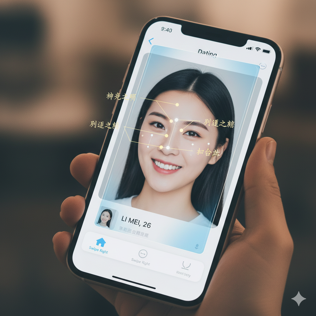 Pengaruh Mian Xiang (Pembacaan Wajah) dalam Kencan Modern Asia.